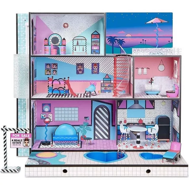 Кукольный домик L.O.L. Surprise! Игровой Меганабор с куклами - Модное Имение (555001) - 1