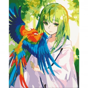 Картина за номерами Art Craft Та, що розмовляє з птахами 40x50 см (10264-AC) дитяча іграшка