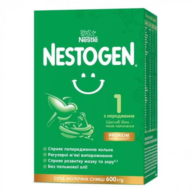 Смесь молочная с лактобактериями Nestle Nestogen 1, 600 г (12463092) - 1