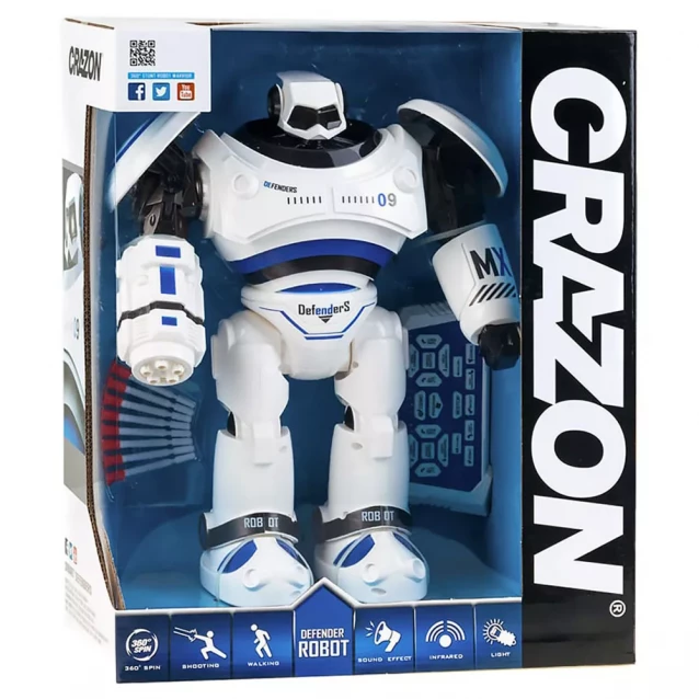 CRAZON Игрушка робот на батар, пульт кер., у кор. 33*27*12,5 см - 1