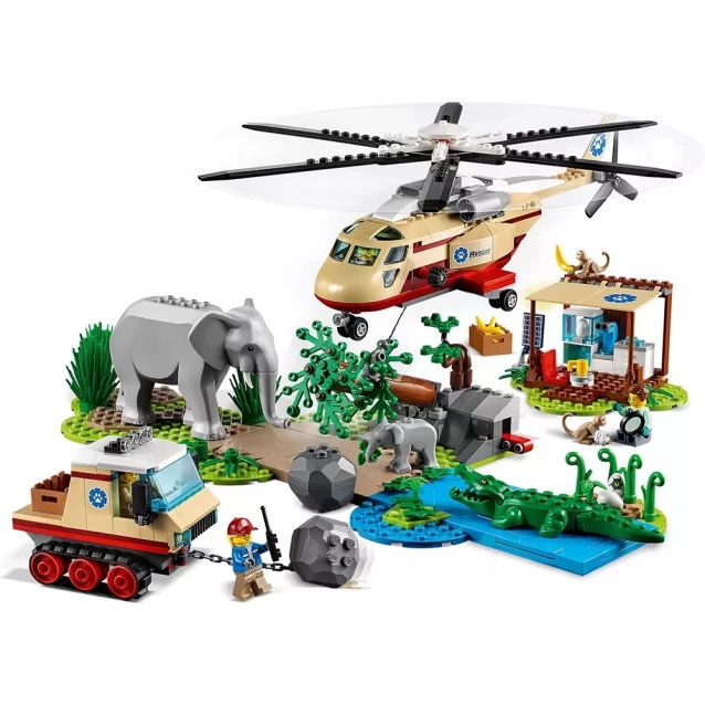 Конструктор LEGO операции по спасению Диких Животных (60302) - 4