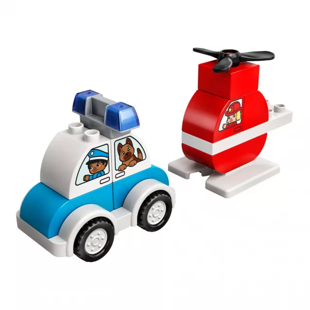 Конструктор LEGO Duplo My First Пожарный вертолет и полицейская машина (10957) - 3