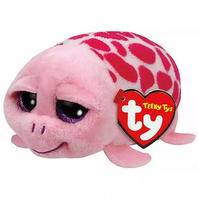 Мягкая игрушка TY Teeny Ty's Розовая черепаха Shuffler (42145) - 1