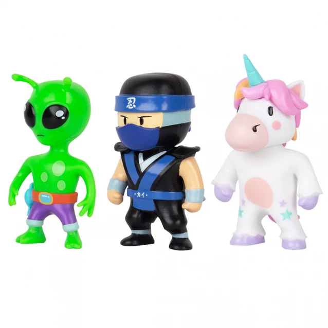 Набір фігурок Stumble Guys Ніндзя Кай, Спрінклс, Прибулець (SG2020-5) - 2