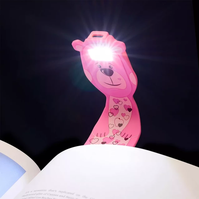 Закладка-фонарик Flexilight Друзья Мишка с подзарядкой (FLRPBE) - 6