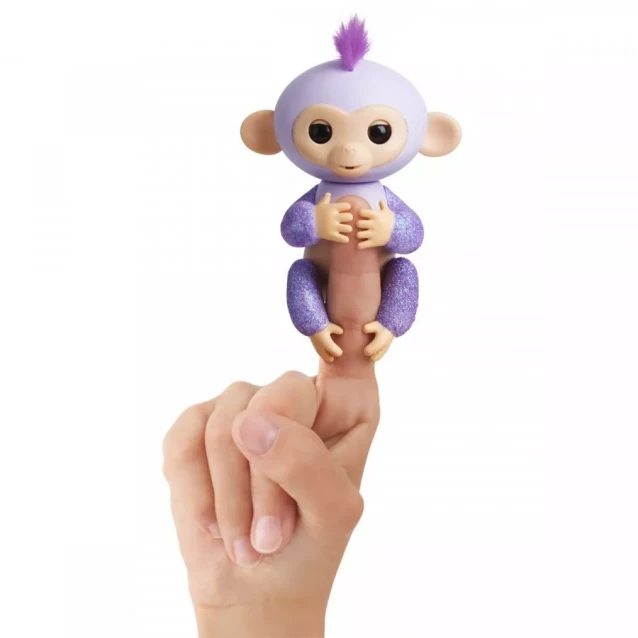 Fingerlings Гламурна ручна мавпочка фіолетова - 1