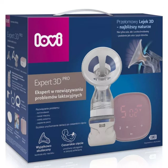 Lovi Молоковідсмоктувач електричний 2-фазний Expert 3D Pro 50/070exp - 4