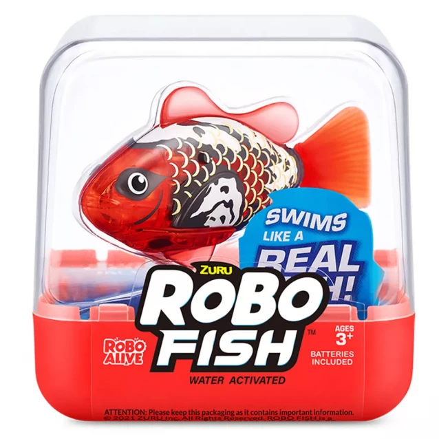 Интерактивная игрушка Pets & Robo Alive Роборибка красная (7191-1) - 1