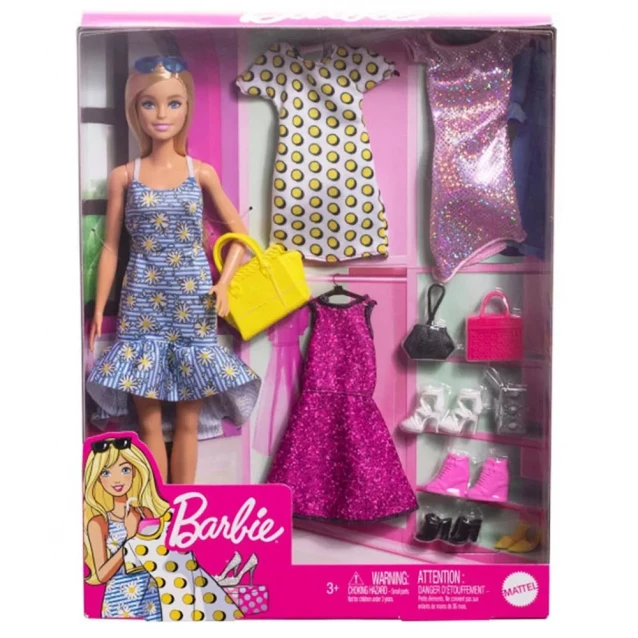 Лялька Barbie з нарядами (JCR80) - 2