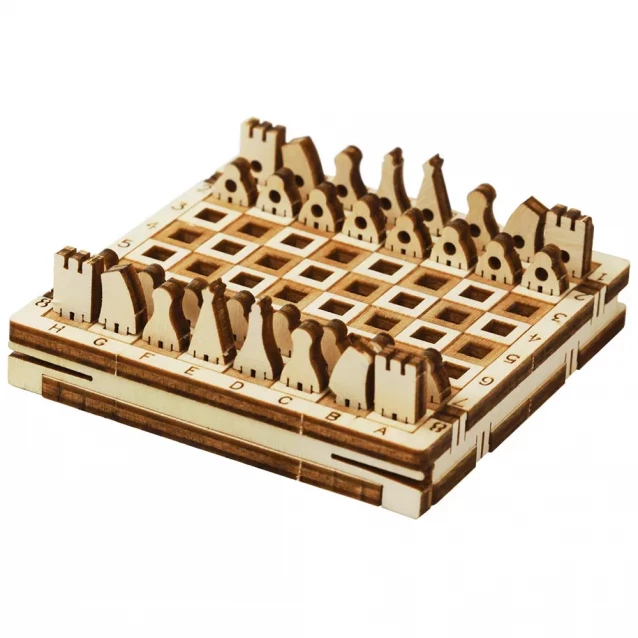 Деревянный конструктор 3D PLAY WOOD Шахматы (10306) - 2