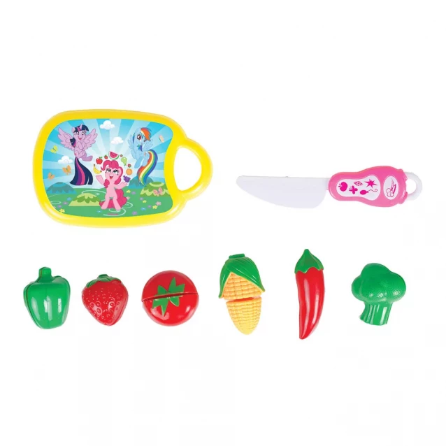 Набор фруктов и овощей 8 предметов. Игровой набор ТМ «My Little Pony» - 4