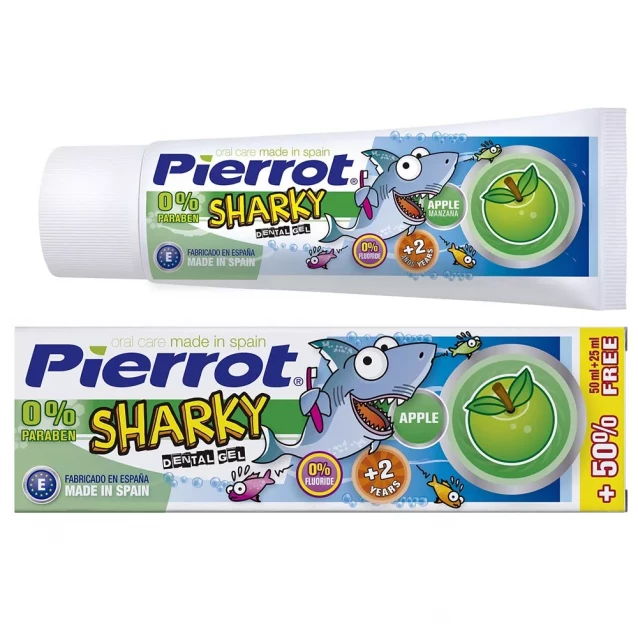 Гель зубной Pierrot Акула с яблочным ароматом 75мл (Ref.125 1258) - 1