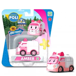 Машинка Robocar Poli Die Cast Ембер (MRT-0602) дитяча іграшка
