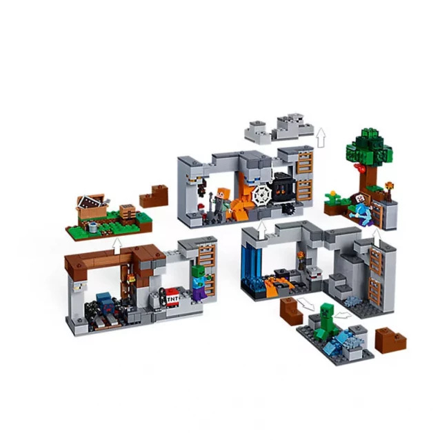 Конструктор LEGO Minecraft Пригоди На Скелях (21147) - 6