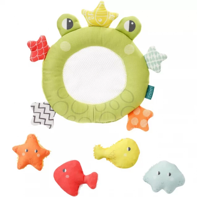 Игрушка для купания Baby Fehn Лягушка с морскими жителями (525) - 3