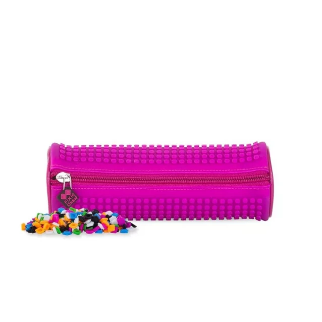 PIXIE CREW Пенал круглый "Горошек" с пикселями (100шт.), цвет поля - насыщенный розовый - 3