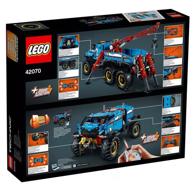 Конструктор LEGO Technic Конструктор Повнопривідний Шестиколісний Тягач (42070) - 2