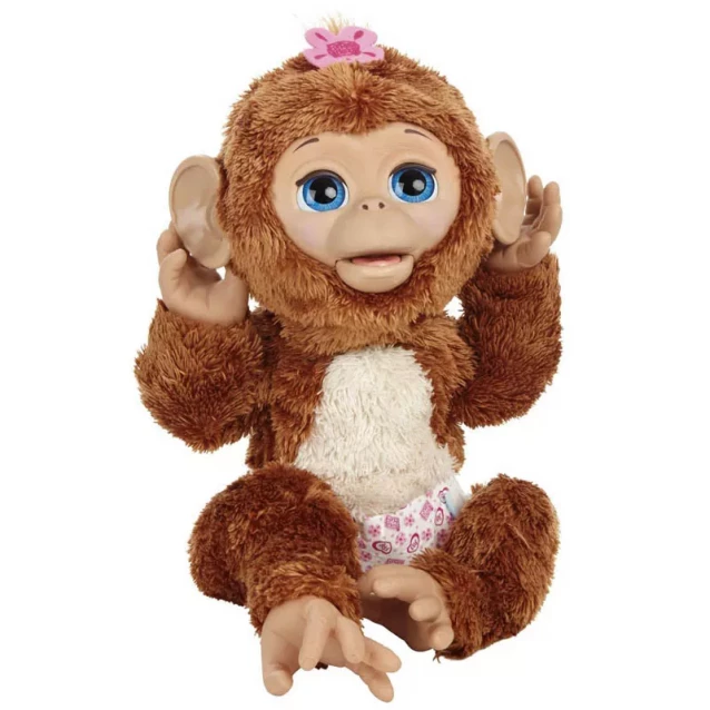 Интерактивная игрушка мягкая FurReal Friends Смешливая обезьянка (A1650E24) - 1