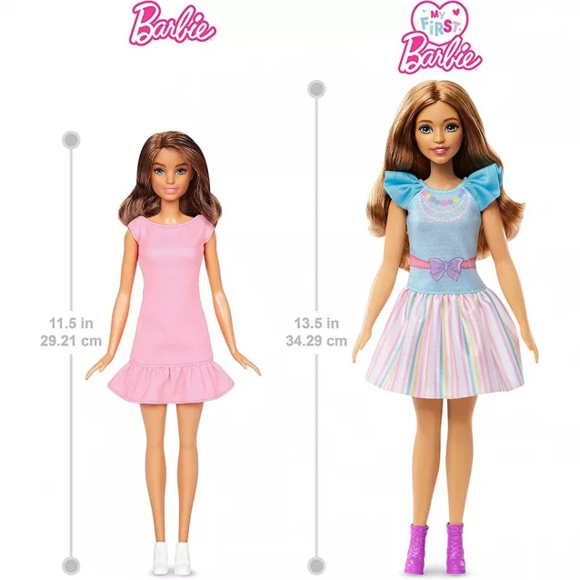 Лялька Barbie Моя перша Барбі Шатенка з зайченям (HLL21) - 3