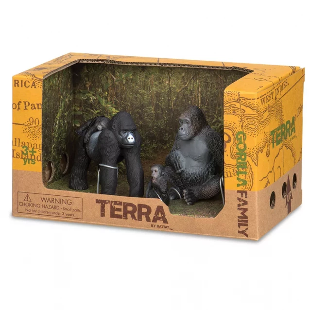 Набор фигурок Terra Семья горилл (4 фигурки) (AN2729Z) - 3