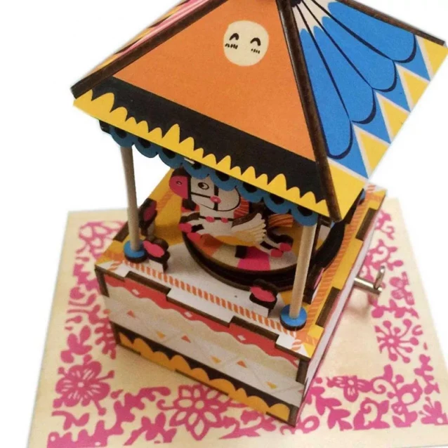 ROBOTIME Music Box Merry-go-round / Музыкальная шкатулка Веселая карусель - 3