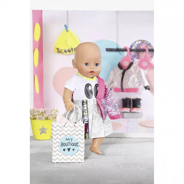 Zapf Набір одягу для ляльки BABY BORN - ПРОГУЛЯНКА МІСТОМ (43 cm) 830222 - 4