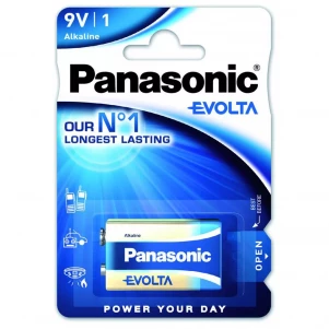 Батарейка Panasonic EVOLTA лужна 6LR61(6LF22, MN1604, MX1604) блістер, 1 шт. дитяча іграшка
