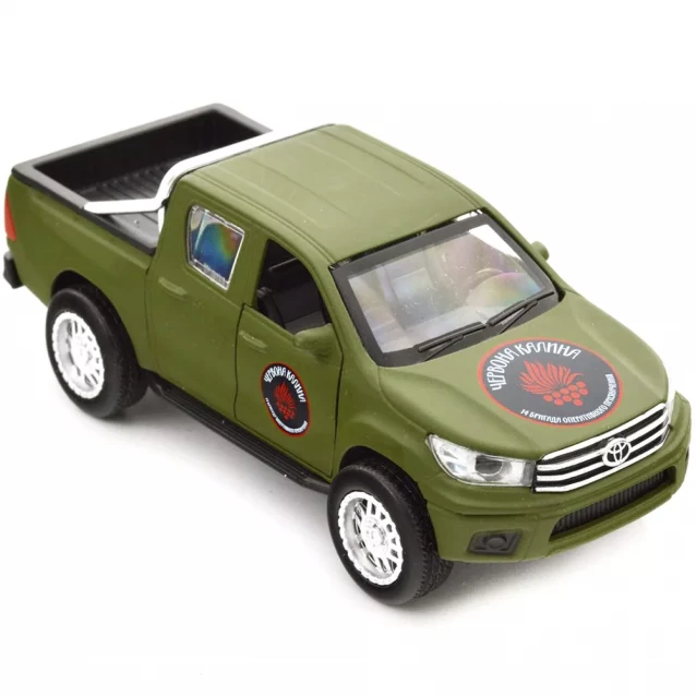 Автомодель TechnoDrive Шеврони Героїв Toyota Hilux Червона Калина (KM6119) - 7