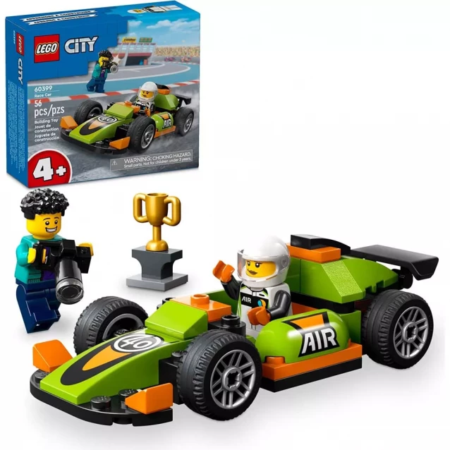 Конструктор LEGO City Зелений автомобіль для перегонів (60399) - 8