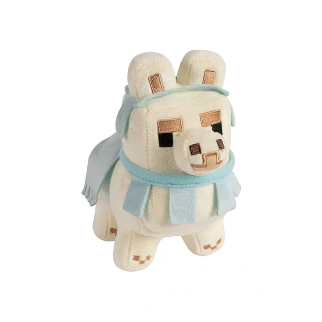 JINX Minecraft Плюшевая игрушка Happy Explorer Baby Llama Plush-N / A-White / Baby Blue - 1