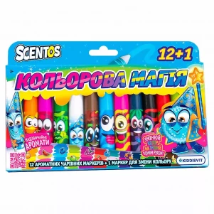Набір ароматних маркерів для малювання, що змінюють колір Scentos  - КОЛЬОРОВА МАГІЯ (25016) дитяча іграшка
