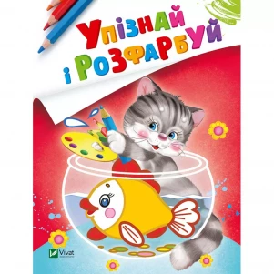 VIVAT Упізнай і розфарбуй(Кіт і рибка) 1178606 дитяча іграшка