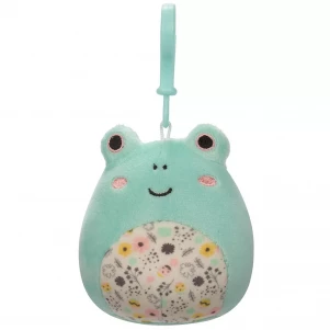 Мягкая игрушка на клипсе Squishmallows Лягушка Фрид 9 см (SQCP00179) детская игрушка