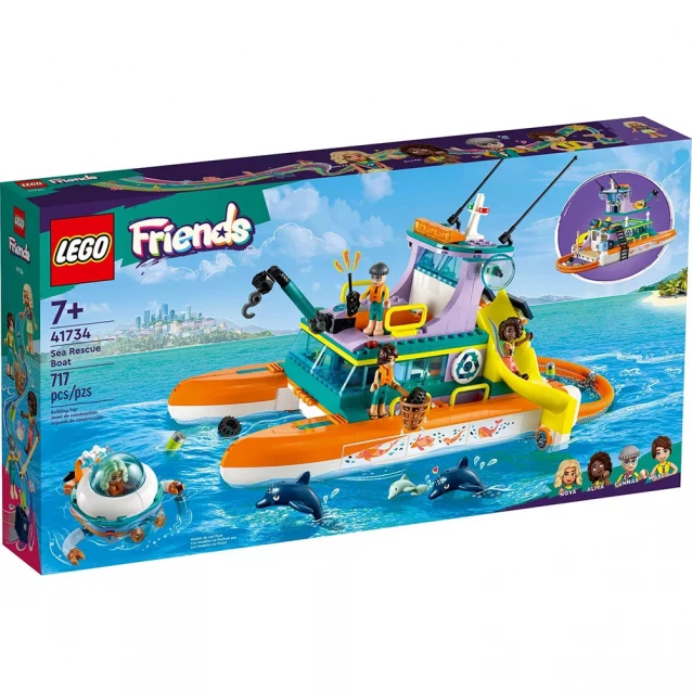 Конструктор LEGO Friends Лодка морской спасательной бригады (41734) - 1