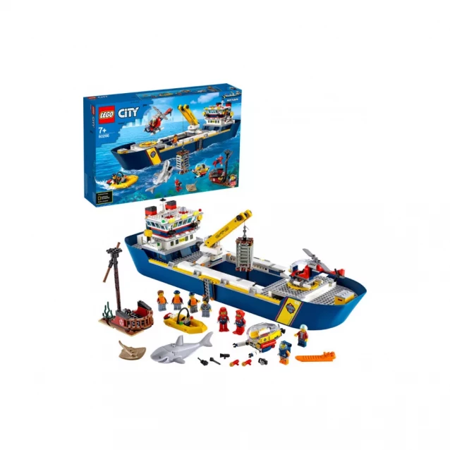 Конструктор LEGO City Океан: научно-исследовательский корабль (60266) - 7