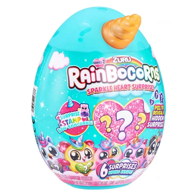 Мягкая игрушка-сюрприз Rainbocorn-B (серія Sparkle Heart Surprise 2) - 3