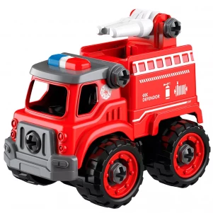 Конструктор Diy Spatial Creativity Пожежний спец транспорт (CJ-161417) дитяча іграшка