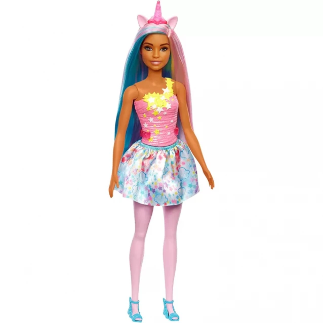 Кукла-единорог Barbie в светло-розовом стиле (HGR21) - 1