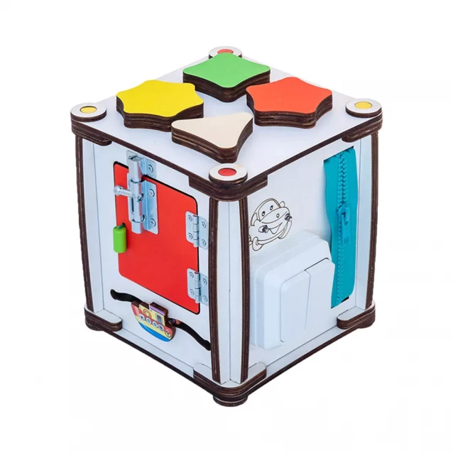Бізіборд-куб GoodPlay розвиваючий 17х17х18 з підсвічуванням (К005) - 3