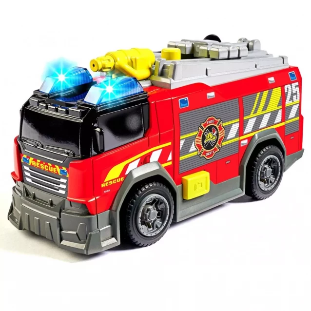 Машинка пожарная Dickie Toys Быстрое реагирование с контейнером для воды 15 см (3302028) - 1