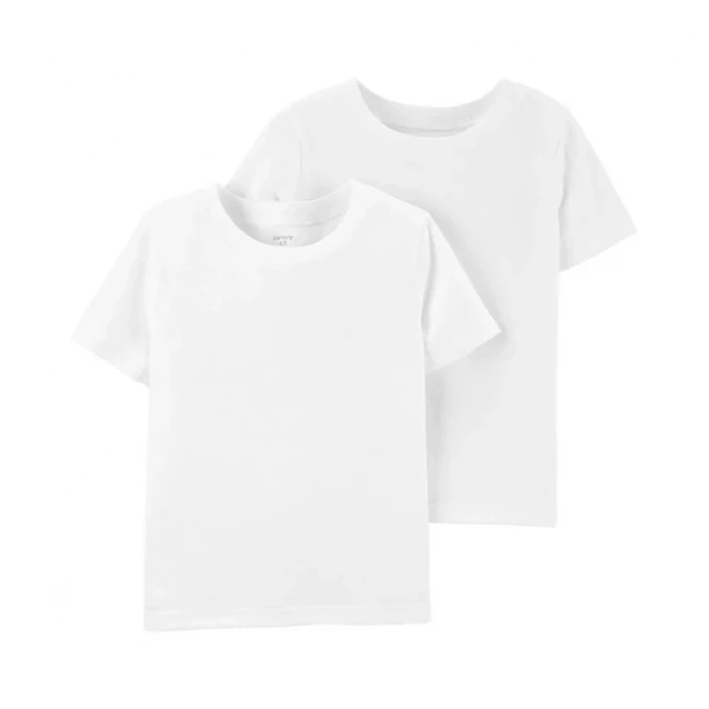 Carter's Комплект футболок для мальчика, белый 3H738510 (2 шт) 92-98 cm - 1