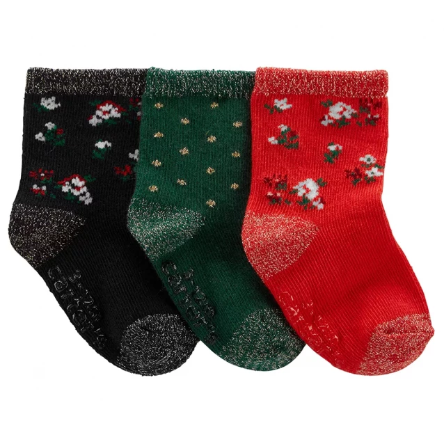 Шкарпетки Carter's для дiвчинки 46-61 см 3 шт (1M137710_0-3) - 1