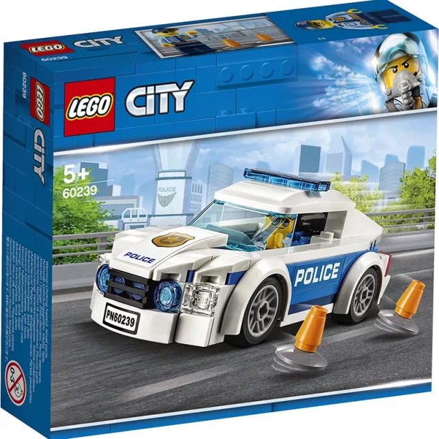 Конструктор LEGO City Поліцейське Патрульне Авто (60239) - 1