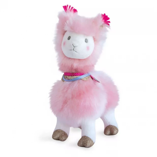 М'яка іграшка Doudou лама рожева 30 см (HO2802) - 1