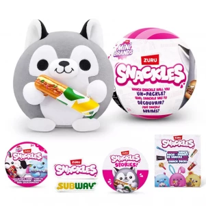 Мягкая игрушка Mini Brands Snackle Хаски с сэндвичем (77510Q) детская игрушка