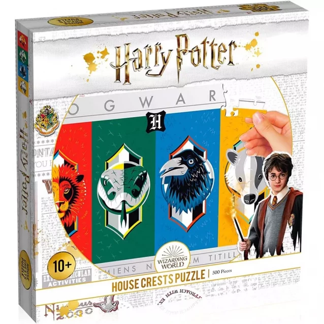 Пазл Wizarding World Harry Potter House Crests 500 шт (WM00369-ML1-6) - 1