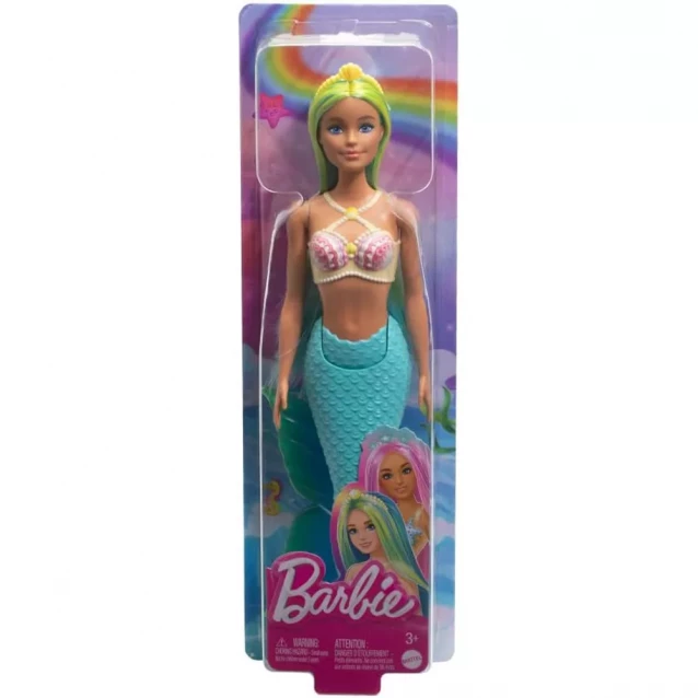 Лялька Barbie Dreamtopia Блакитно-зелений мікс (HRR03) - 2