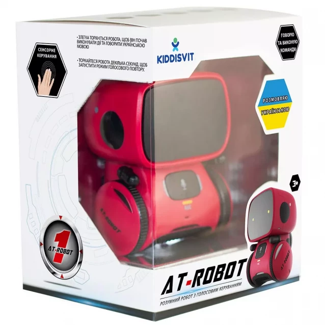 Інтерактивний робот AT-ROBOT з голосовим керуванням червоний, озвуч.укр. (AT001-01-UKR) - 11