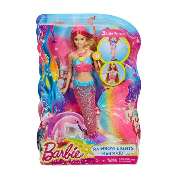 Лялька Barbie Русалочка"Яскраві вогники" - 7