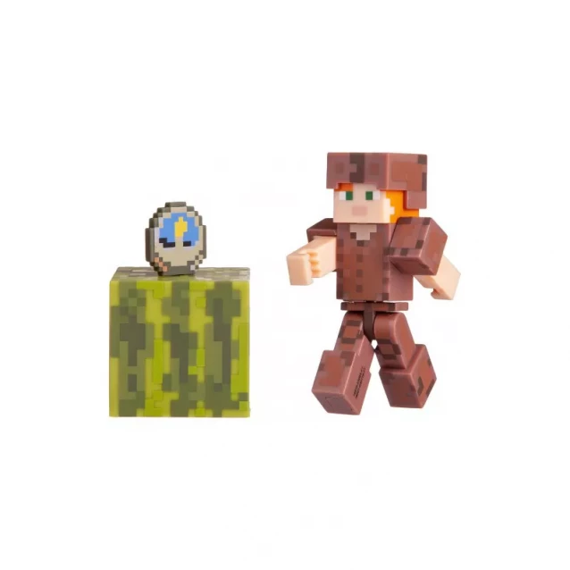 Коллекционная фигурка Minecraft Alex in Leather Armor серия 4 - 2